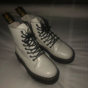 DOC MARTEN JADON- white chunky platforms size eu 36 between 5.5 US Womens